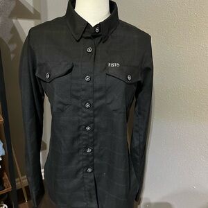 DIXXON Black Button Down Shirt